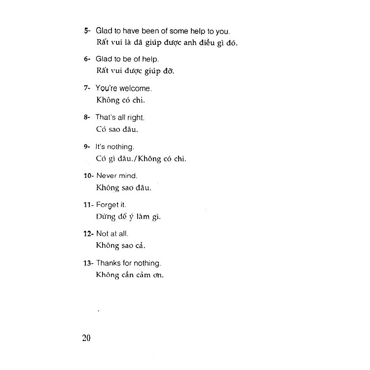 Tiếng Anh Xã Giao - Ảnh 8