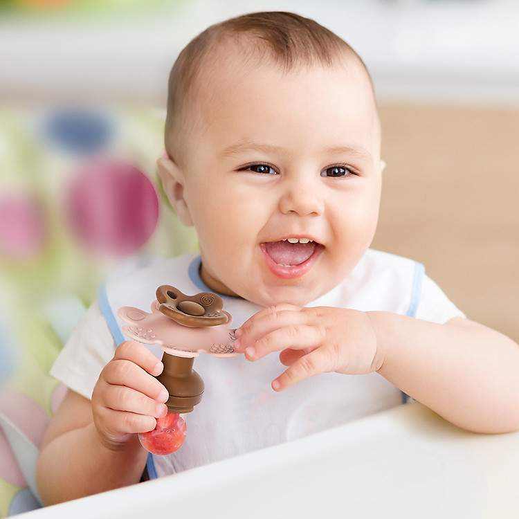 Túi nhai ăn dặm Haakaa an toàn Chính hãng Ưu đãi - Hình ảnh 4