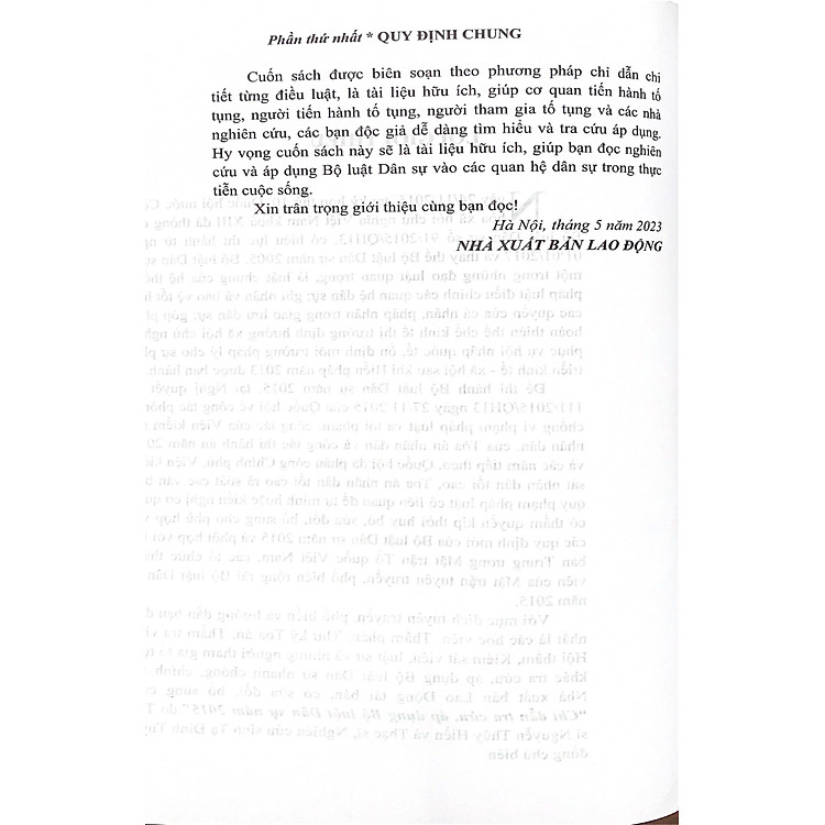Chỉ dẫn tra cứu áp dụng Bộ luật Dân sự năm 2015 (Tái bản lần thứ nhất có sửa đổi bổ sung) - Ảnh 3