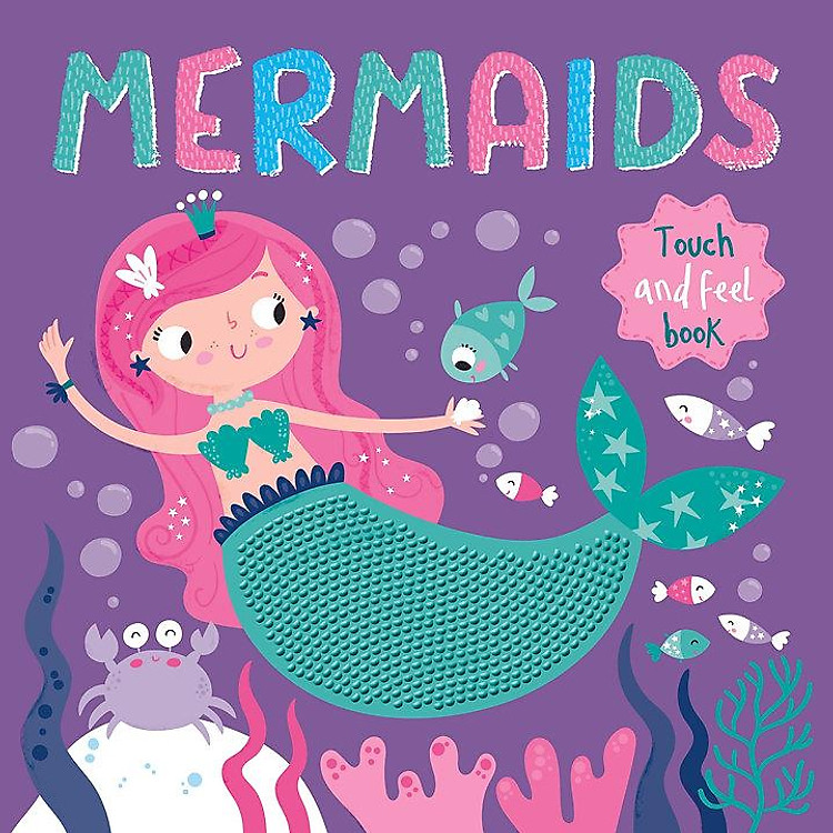 Touch And Feel Silicon Board Book - Mermaids - Ảnh 2