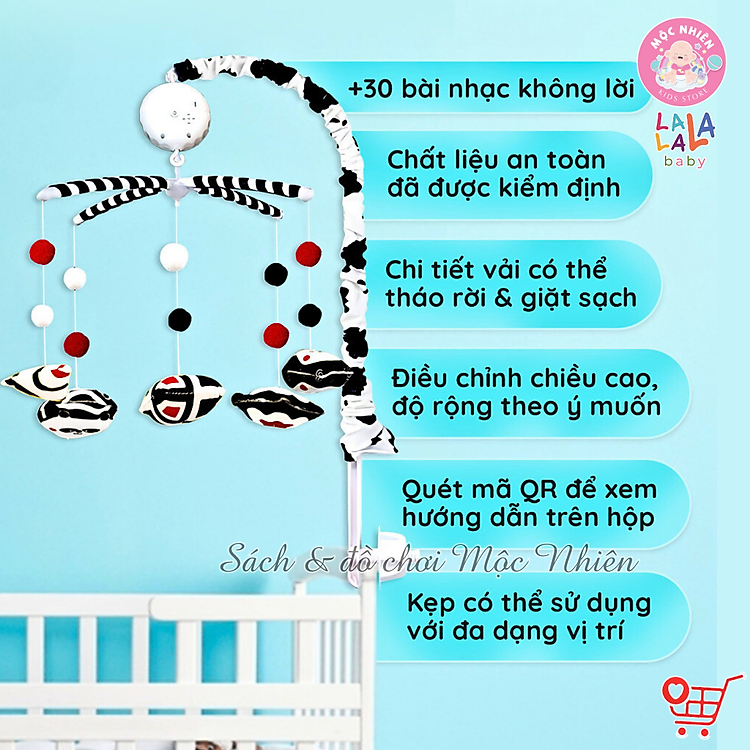 Đồ Chơi Treo Nôi Phát Nhạc Cho Bé Chính hãng Giá rẻ - Hình ảnh 4