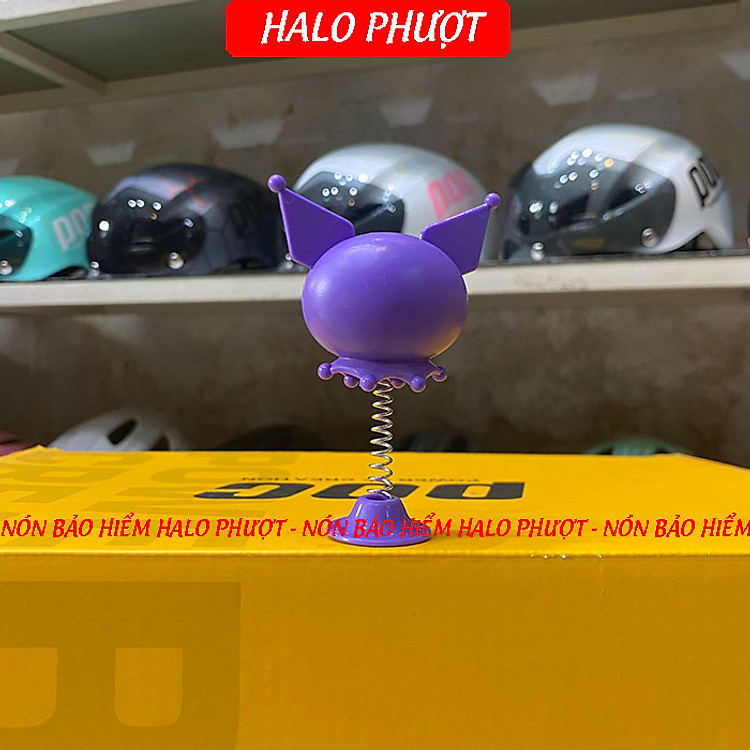 Lò Xo Kuromi Trang Trí Nón Bảo Hiểm - Ảnh 4