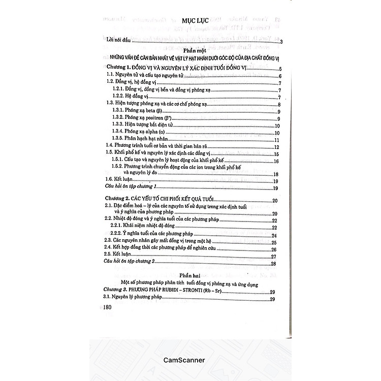 Giáo Trình Phương Pháp Xác Định Tuổi Địa Chất Bằng Đồng Vị Phóng Xạ - Ảnh 4