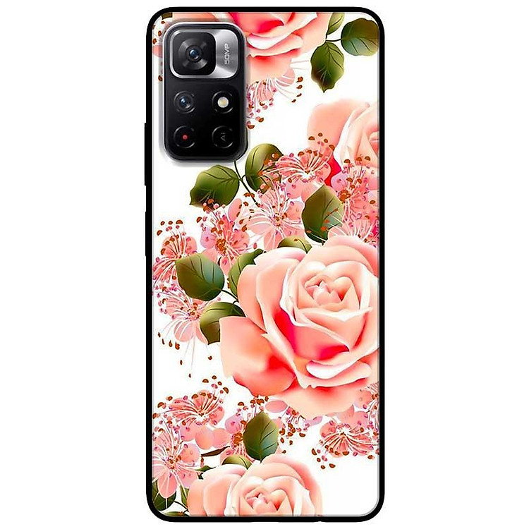 Ốp lưng dành cho Xiaomi Redmi Note 11 5G - Redmi Note 11T - Redmi Note 11S - Hoa Hồng Nhạt