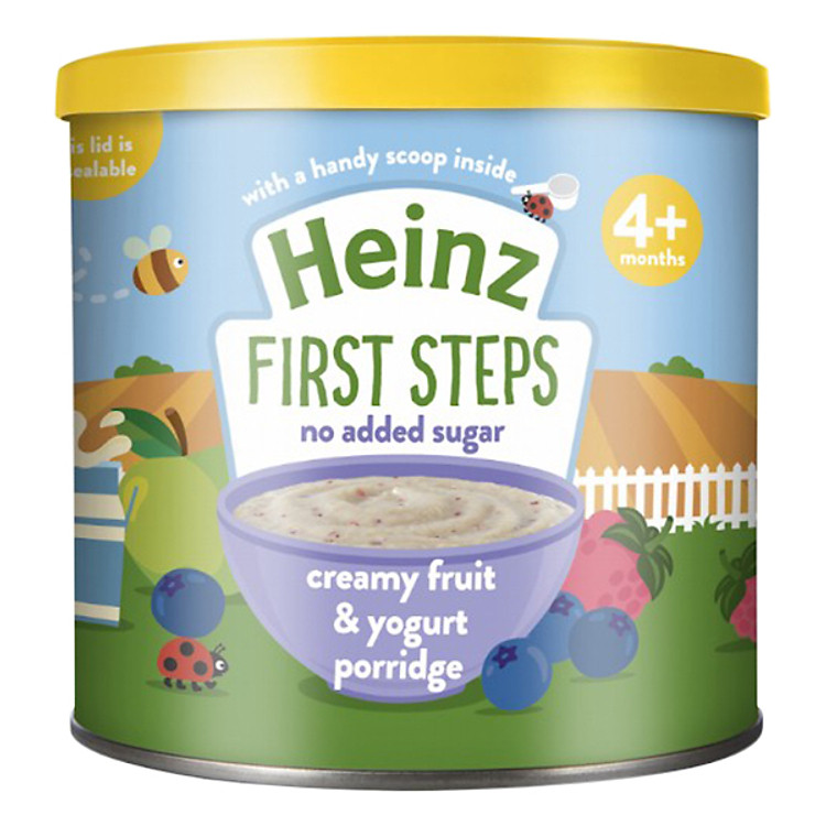 Bột Ăn Dặm Sữa Chua Trái Cây Heinz (240g)