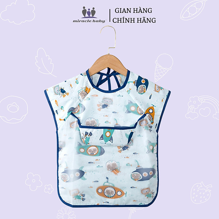 Mua Yếm Ăn MiracleBaby Silicon Chống Bám Bẩn Chính hãng Giá rẻ - Hình ảnh 2