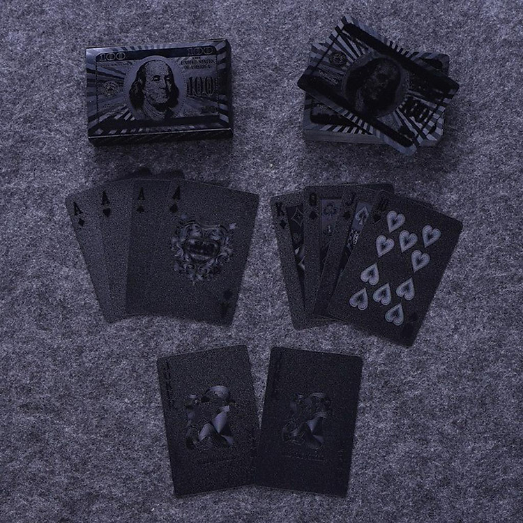 Bài Tây Mạ Đen Cao Cấp 54 Lá Chính hãng Ưu đãi - Hình ảnh 3