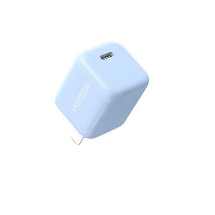 Ugreen 60899 Củ sạc 20W màu xanh dương qc4.0 pd3.0 USB type C sạc nhanh chân cắm gập được US CD249 Hàng chính hãng
