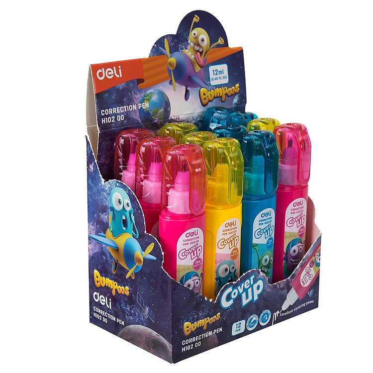 Bút Xoá Nước Deli 12ml (1 cái) - Ảnh 2