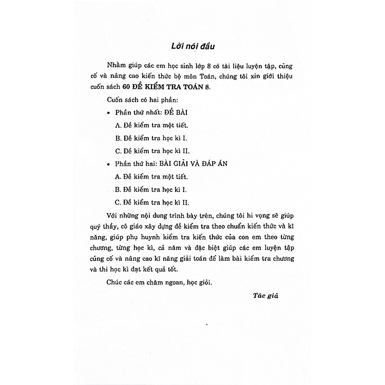 60 Đề Kiểm Tra Toán 8 (Theo Chương Trình GDPT Mới) - Ảnh 2