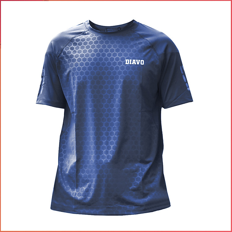 Áo thể thao DIAVO ngắn tay cổ tròn họa tiết TỔ ONG chất đẹp trẻ trung khỏe khoắn thời trang co giãn thoáng mát phù hợp với mọi lưa tuổi