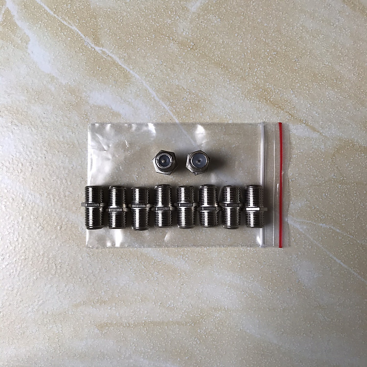Bịt 10 Giắc Rắc Nối Thẳng FF 2 Đầu Răng 5C (Loại 1)