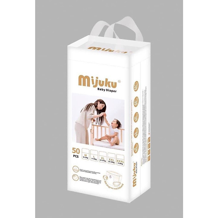 Combo 2 bịch bỉm/tã quần cao cấp MIJUKU