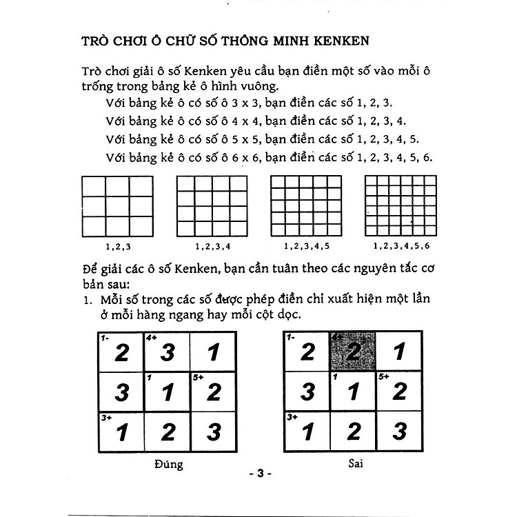 Trò Chơi Ô Chữ Số Thông Minh Kenken - Dành Cho Người Bắt Đầu (Tập 4) - Ảnh 5