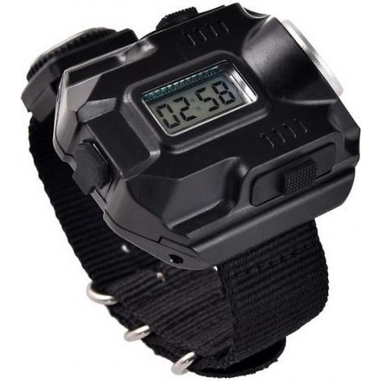 Đồng hồ phượt có đèn pin tích hợp đèn flash siêu sáng tích hợp la bàn mới