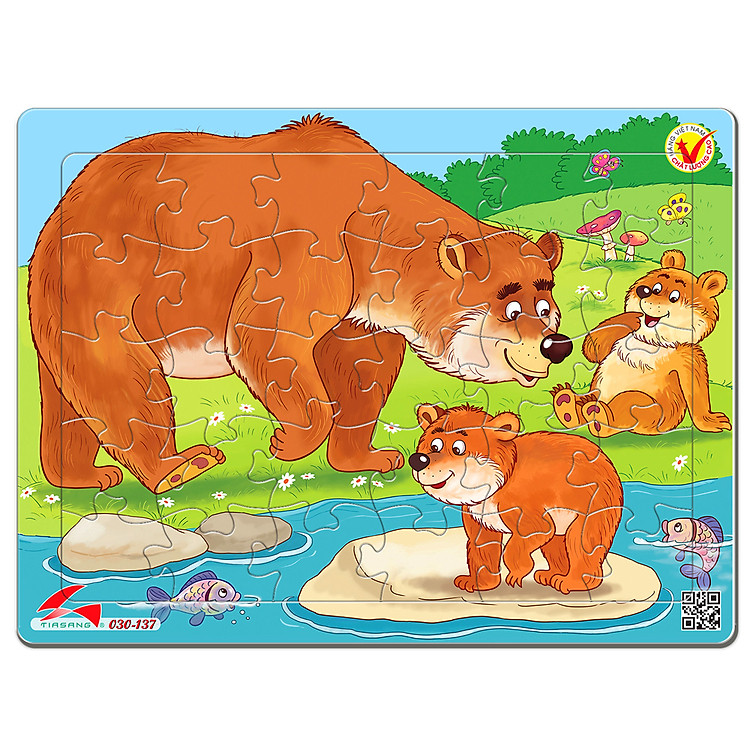 Xếp hình Tia Sáng Gấu – 30 Mảnh Chính hãng Ưu đãi