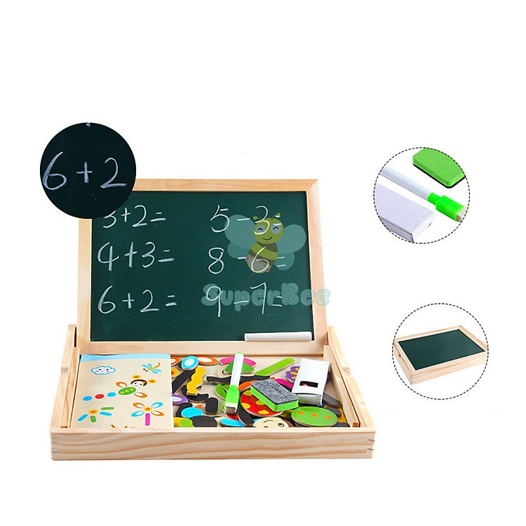 Bộ Tranh Gỗ Học Toán Cho Bé Chính hãng Ưu đãi - Hình ảnh 2