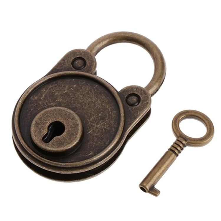 BRASS PADLOCK 47mm Mini Lock Keyed Luggage Jewelry Diary Small Locks Private Money Box Savings Bank Keyed Padlocks
