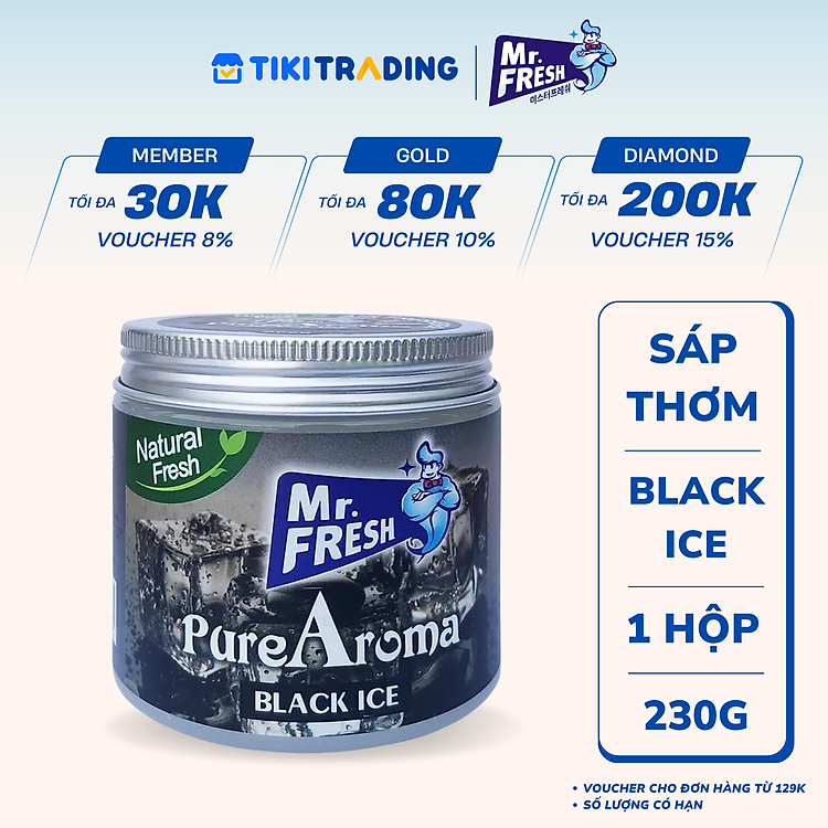 Sáp Thơm 230G Mr.Fresh Pure Aroma