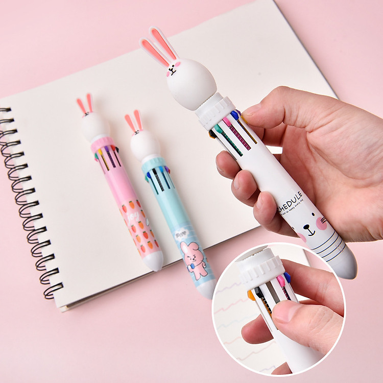 Bút Bi Thỏ Mập Nhiều Ngòi So Cute - Ảnh 7
