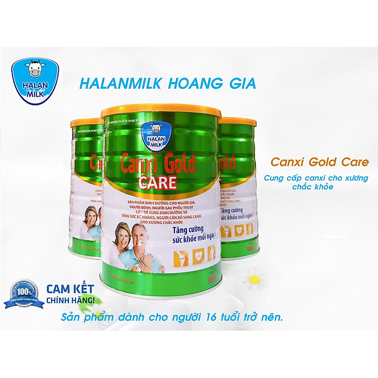 Sữa Canxi Gold Care - 900gr - Cho xương chắc khỏe Cho giấc ngủ ngon