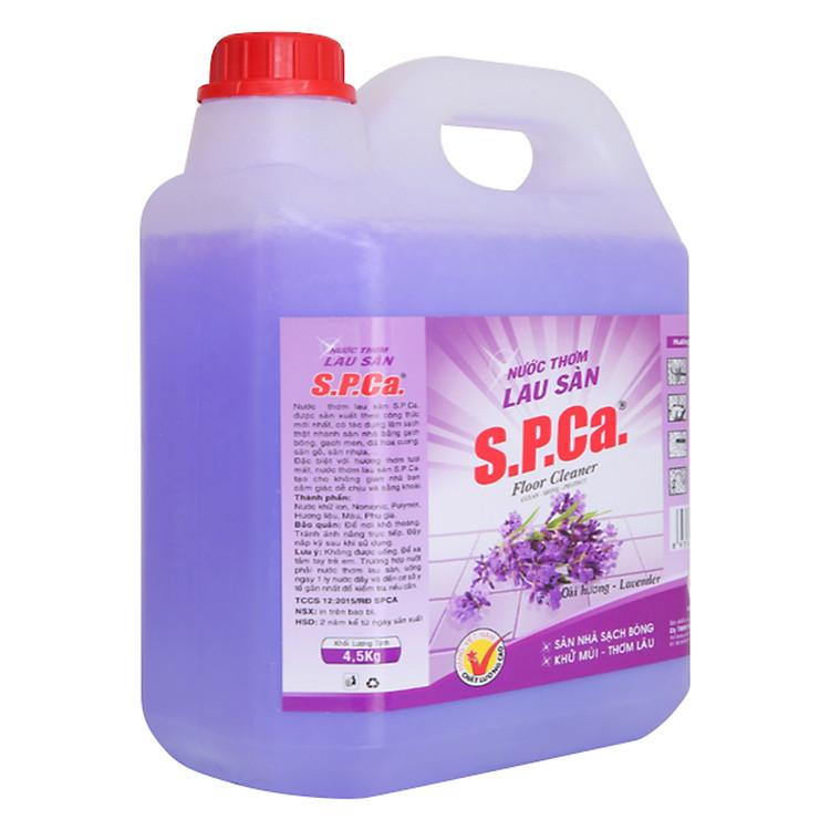 Nước Lau Sàn S.P.Ca 4.5 Lít - Hương Lavender