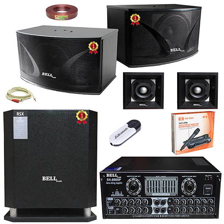 Dàn âm thanh karaoke gia đình SA 888XPS BellPlus (hàng chính hãng)