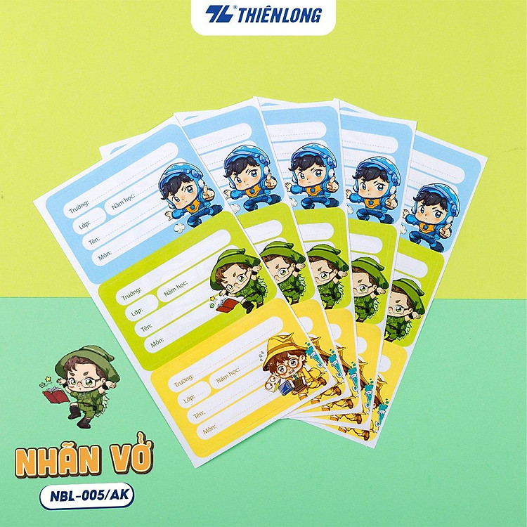 Nhãn Vở Thiên Long - NBL-006/AK - Ảnh 6