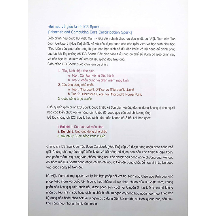 IC3 Spark - Các Ứng Dụng Chủ Chốt - Tập 2: Microsoft Excel Và Microsoft PowerPoint - Ảnh 6