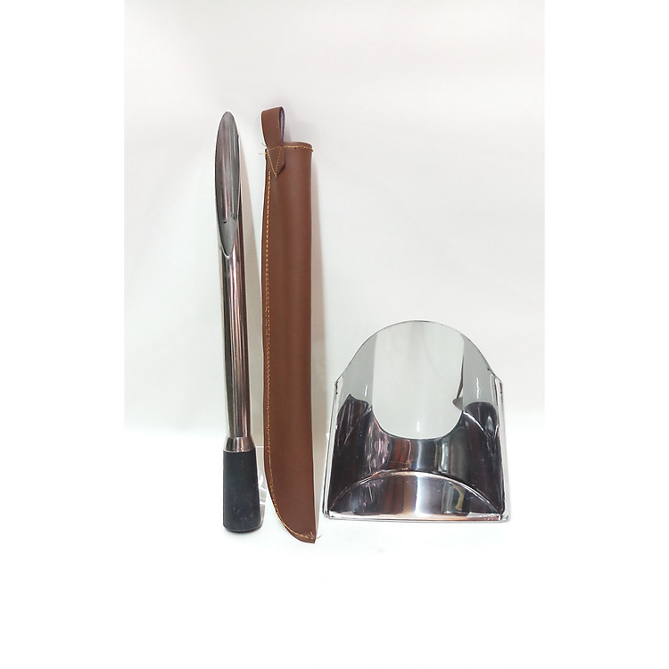 COMBO 1 ỐNG XĂM INOX DÀI 50CM XĂM GẠO,CÀ PHÊ,TIÊU,ĐẬU+1 XÚC GẠO INOX CAO CẤP