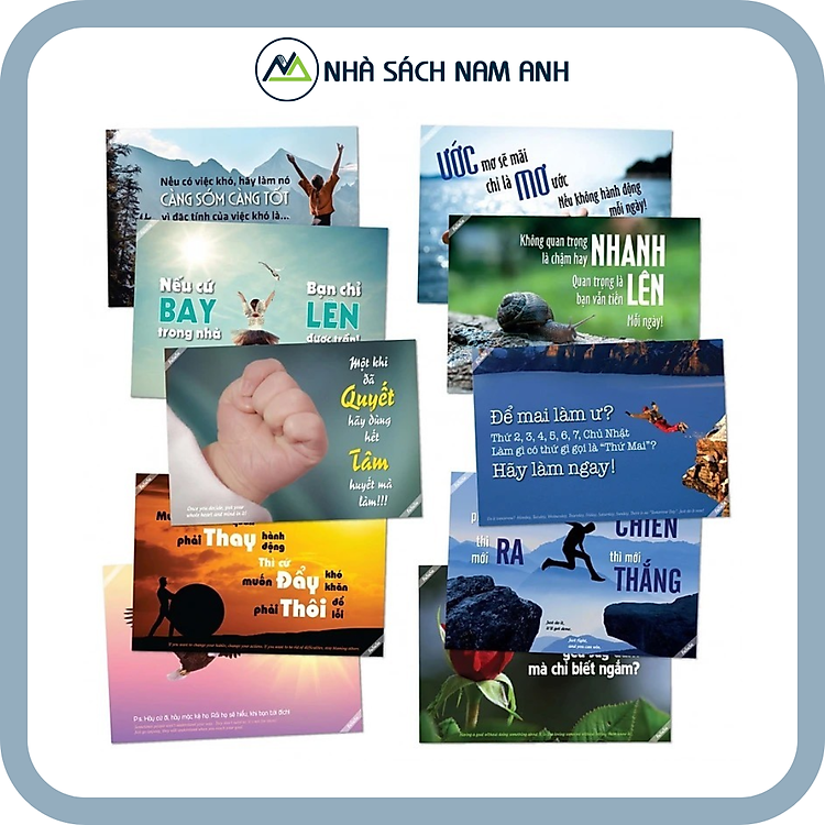 Bộ Poster Cảm Hứng (10 chiếc)