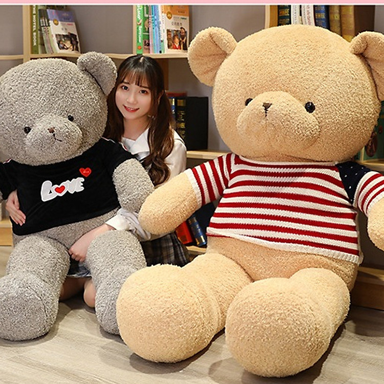 Mua Gấu bông teddy lông xù đáng yêu Chính hãng Ưu đãi - Hình ảnh 4