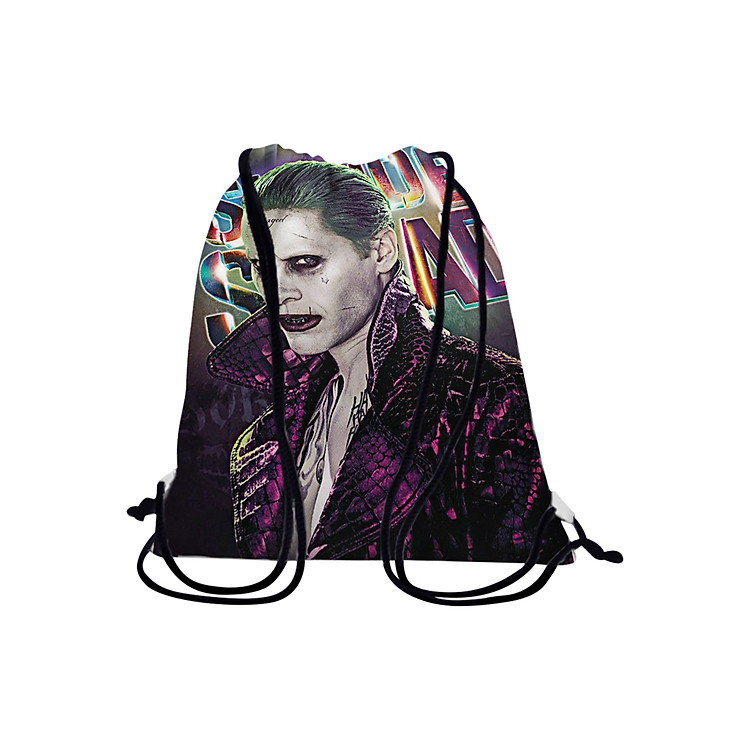 Túi Rút Unisex In Hình Joker Nền Chữ - BDFF323
