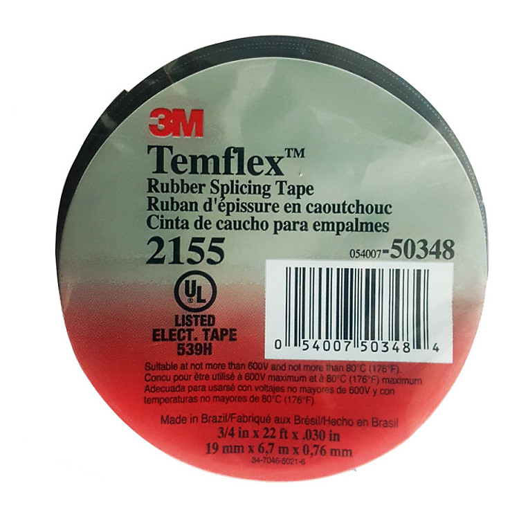 Băng keo cao su cách điện hạ thế 3M 2155 - Ảnh 3
