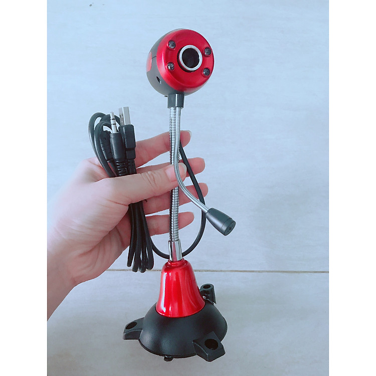 WEBCAM 1 CHÂN CAO CÓ MICRO HỖ TRỢ ĐÈN LED