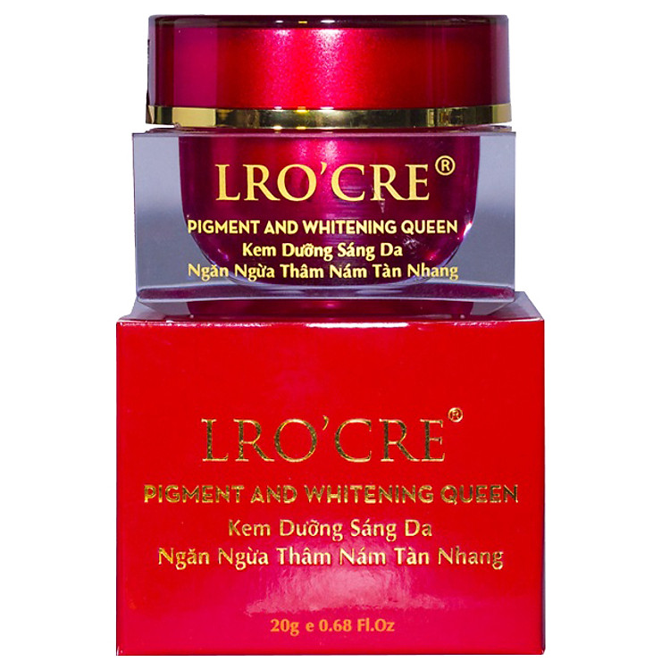 Kem Dưỡng Làm Sáng, Ngăn Ngừa Thâm Nám Tàn Nhang Lro'cre - Pigment & Whitening Queen (20g)