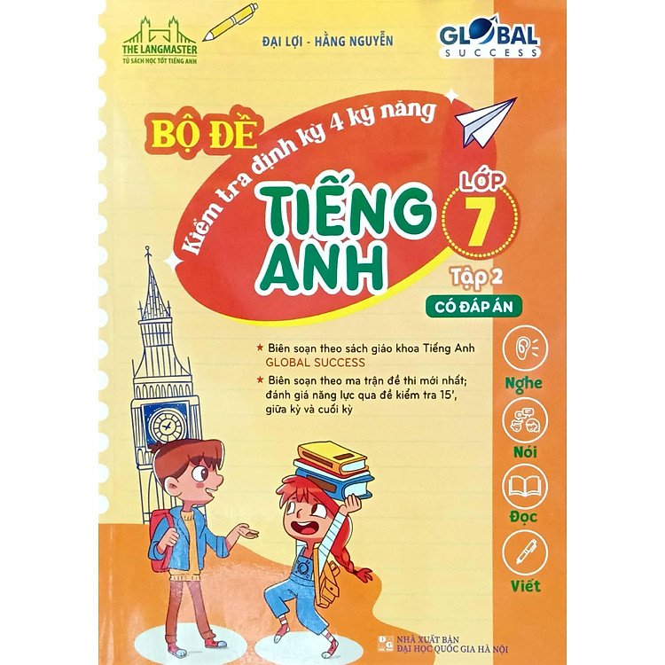 Global Success - Bộ Đề Kiểm Tra Định Kỳ 4 Kỹ Năng Tiếng Anh Lớp 7 - Tập 2 (Có Đáp Án) - Ảnh 3