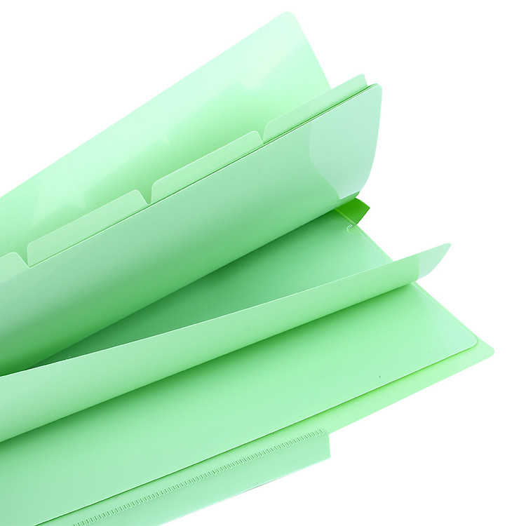 Bìa Mỏng 7 Ngăn Guangbo A 9035 - Xanh Lá - Ảnh 2