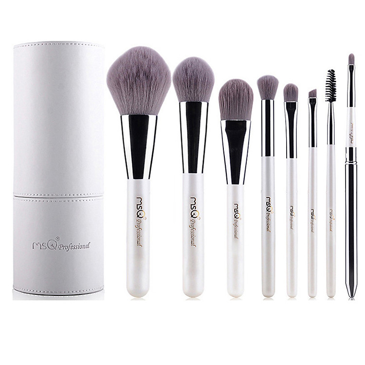 Bộ Cọ Trang Điểm MSQ 8 Cây MSQ Cosmetics white Brush Set