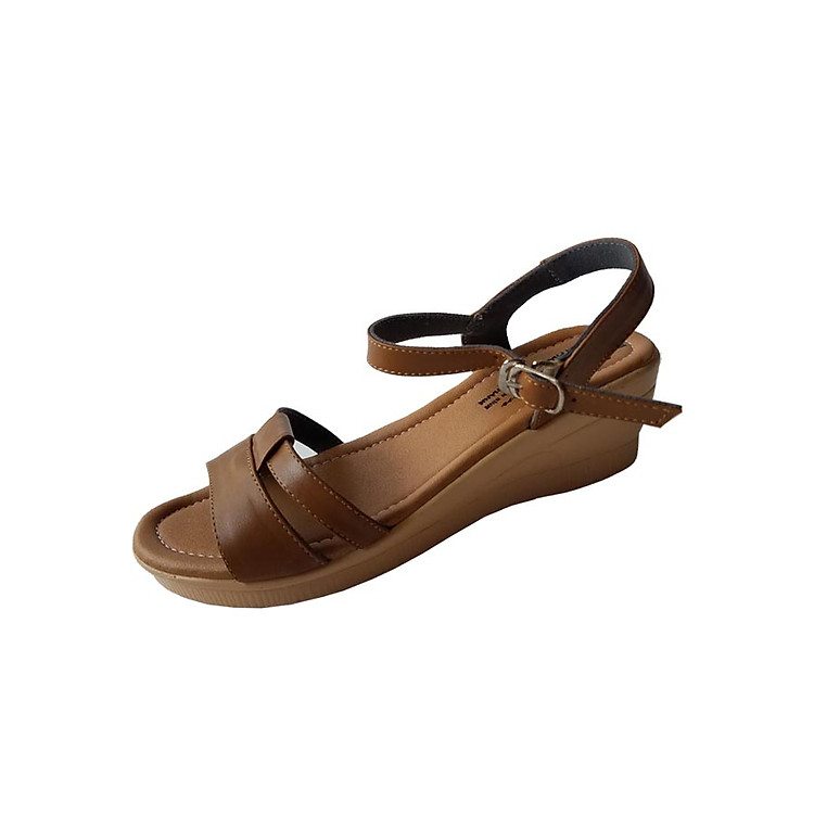 Sandal Xuồng Nữ BIGGBEN Da Bò Thật SDX06