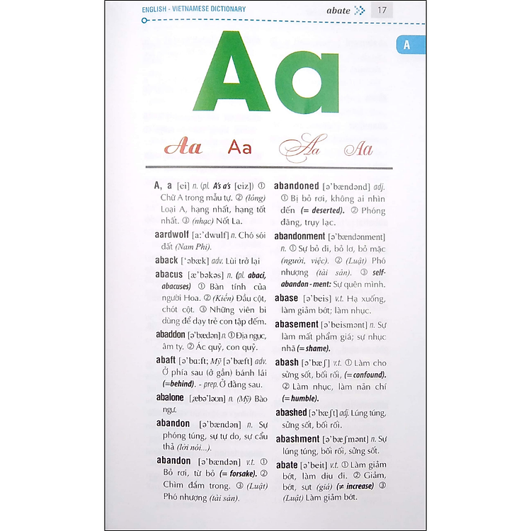 Từ Điển Anh Việt 300000 Mục Từ Và Định Nghĩa (Tái Bản) - Ảnh 3