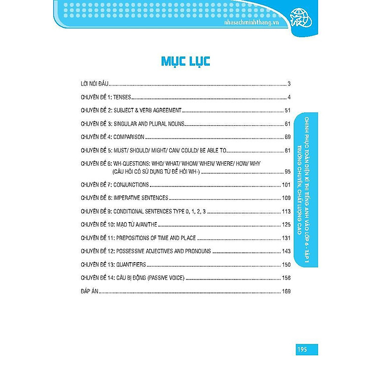 Chinh Phục Toàn Diện Kì Thi Tiếng Anh Vào Lớp 6 - Tập 1 - Ảnh 4