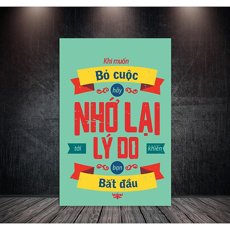 Tranh trang trí treo tường tạo động lực-KAGR145