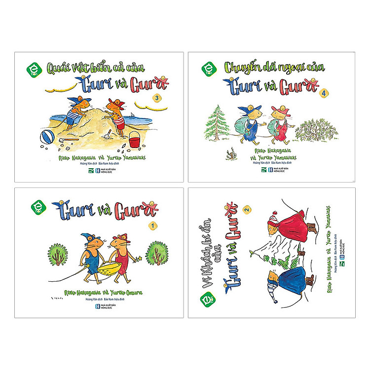 Combo Ehon Số 1 Nhật Bản Guri Và Gura
