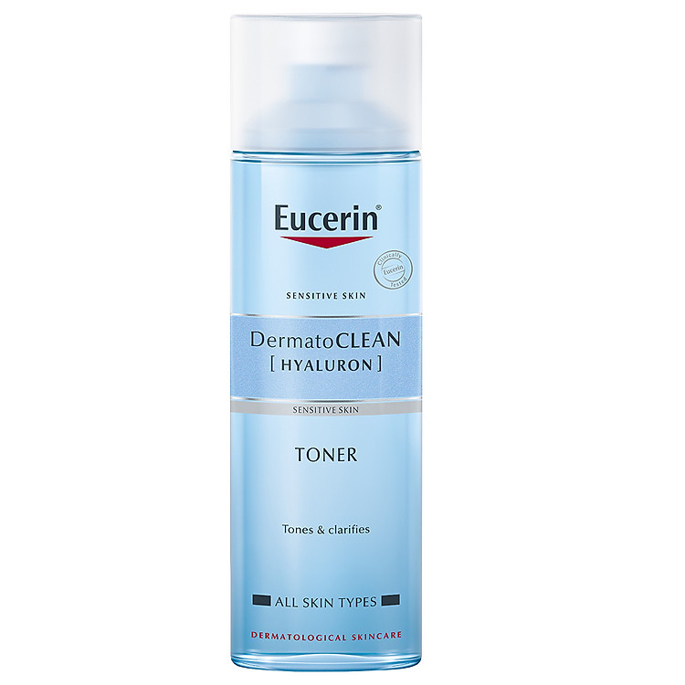 Nước cân bằng cho da nhạy cảm Eucerin DermatoCLEAN Toner 200ml