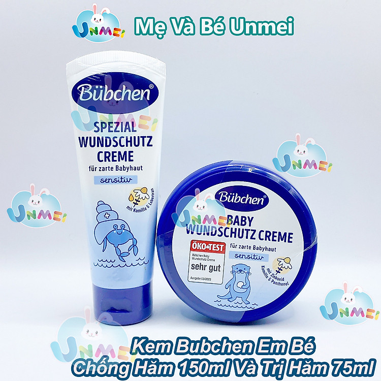 Mua tại Lazada: Bộ Kem Chống Hăm Bubchen 150ml và 75ml Chính hãng, giá tốt