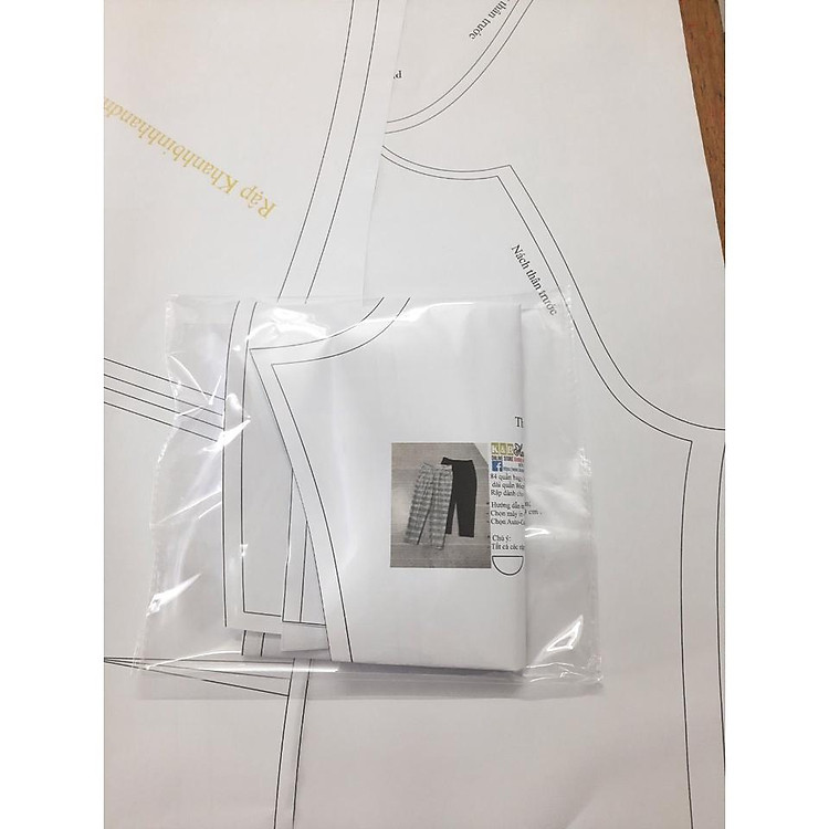 Rập giấy đầm suông giả vest mã 1220 (BẢN VẼ) - Ảnh 3