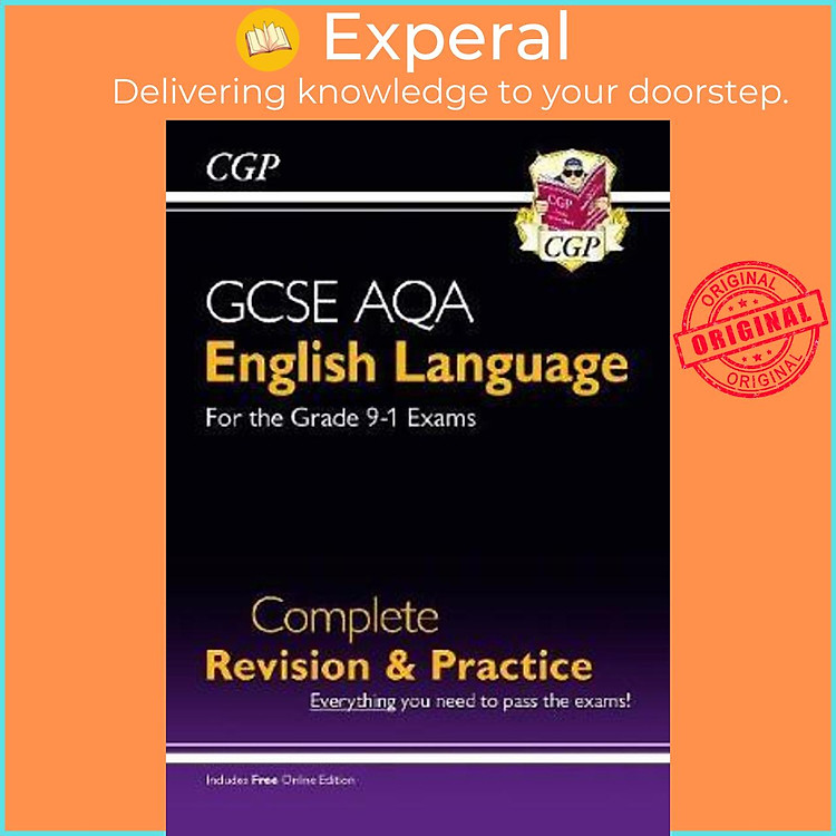 Sách - GCSE English Language AQA Complete Revision & Practice - Grade 9-1 Course (w by CGP Books (UK edition, paperback)