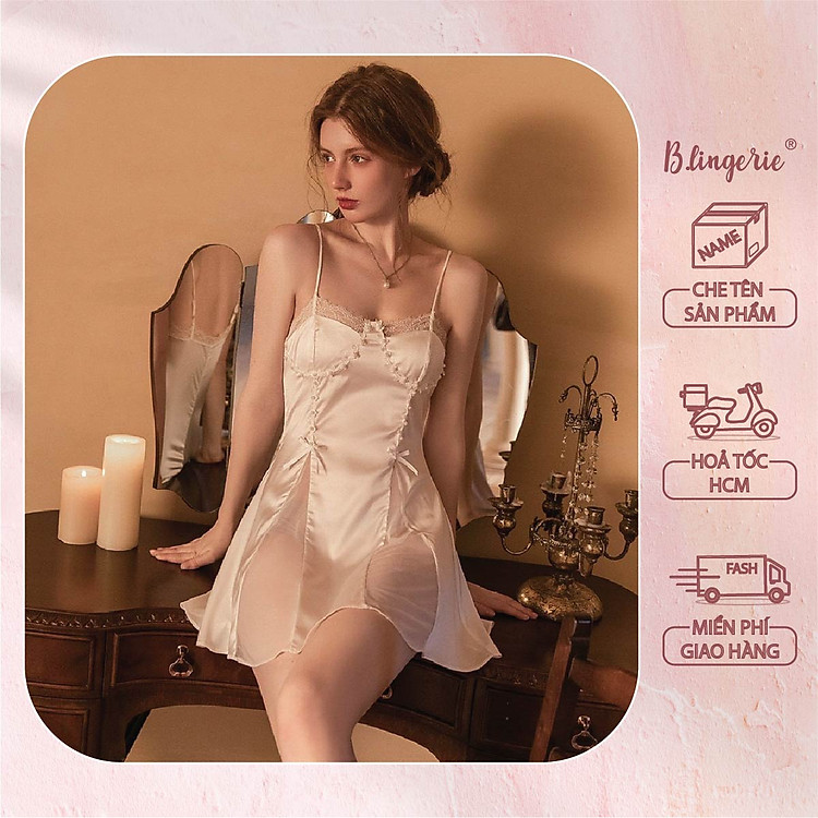 Váy Ngủ Thơ Mộng Nữ Tính - B.Lingerie