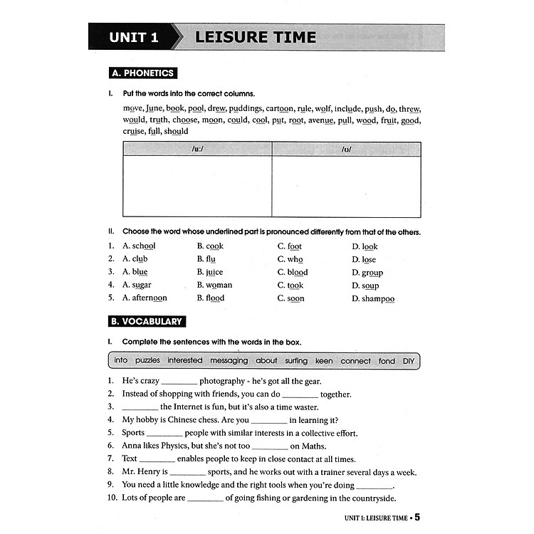 Bài Tập Thực Hành Tiếng Anh 8 - Ảnh 5